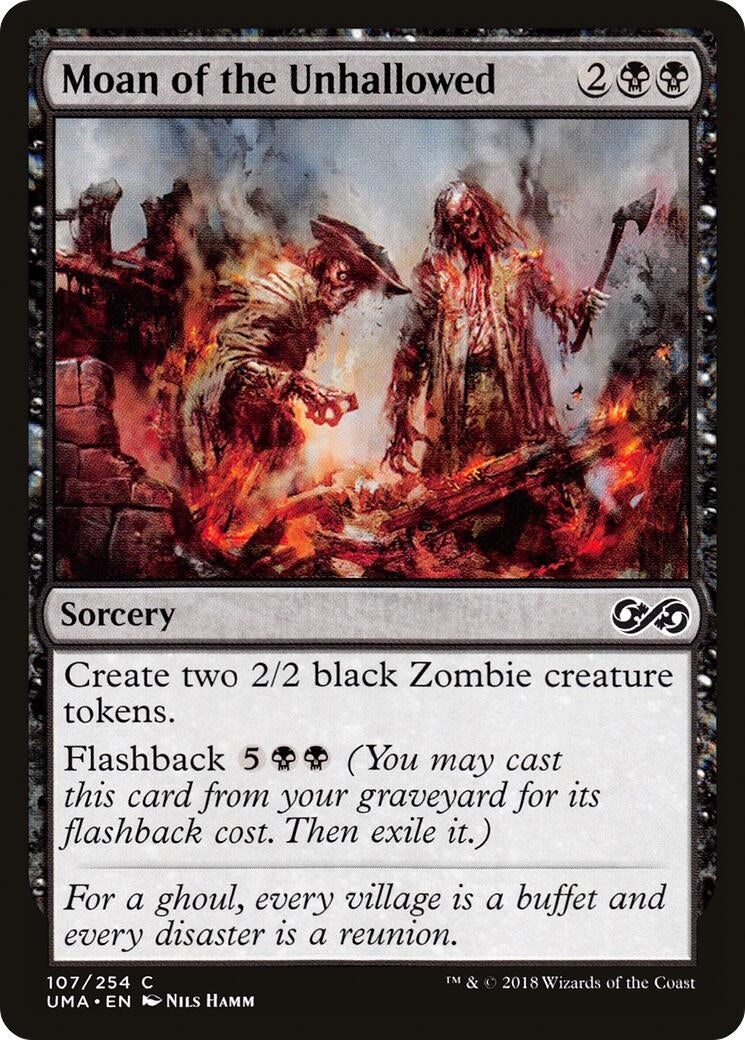Image for Moan of the Unhallowed (107) - Magic: The Gathering