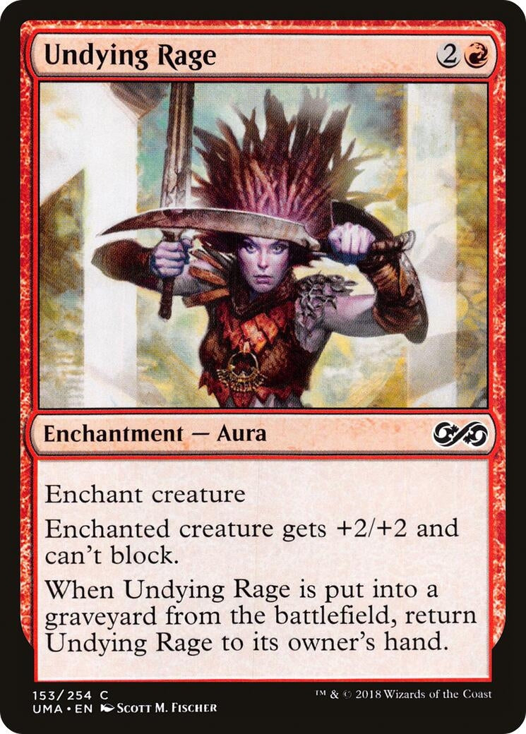 Image for Undying Rage (153) (UMA) - Magic: The Gathering