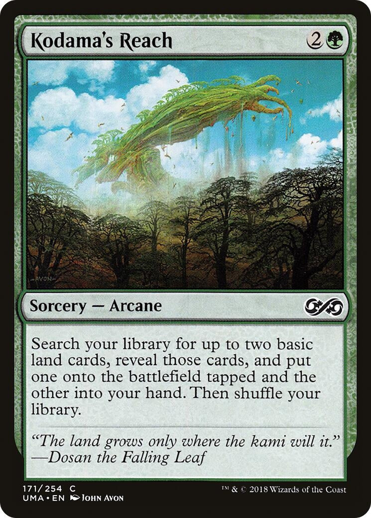 Image for Kodama's Reach (171) (UMA) - Magic: The Gathering