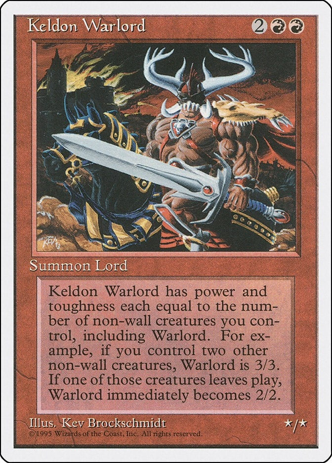 Image for Keldon Warlord - Magic: The Gathering