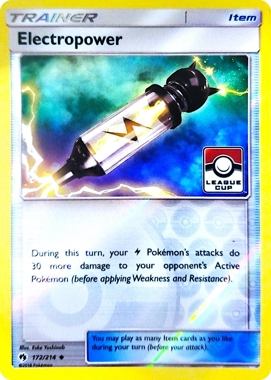 Image for Electropower - 172/214 (League Cup) (172/214) (PR) - Pokemon