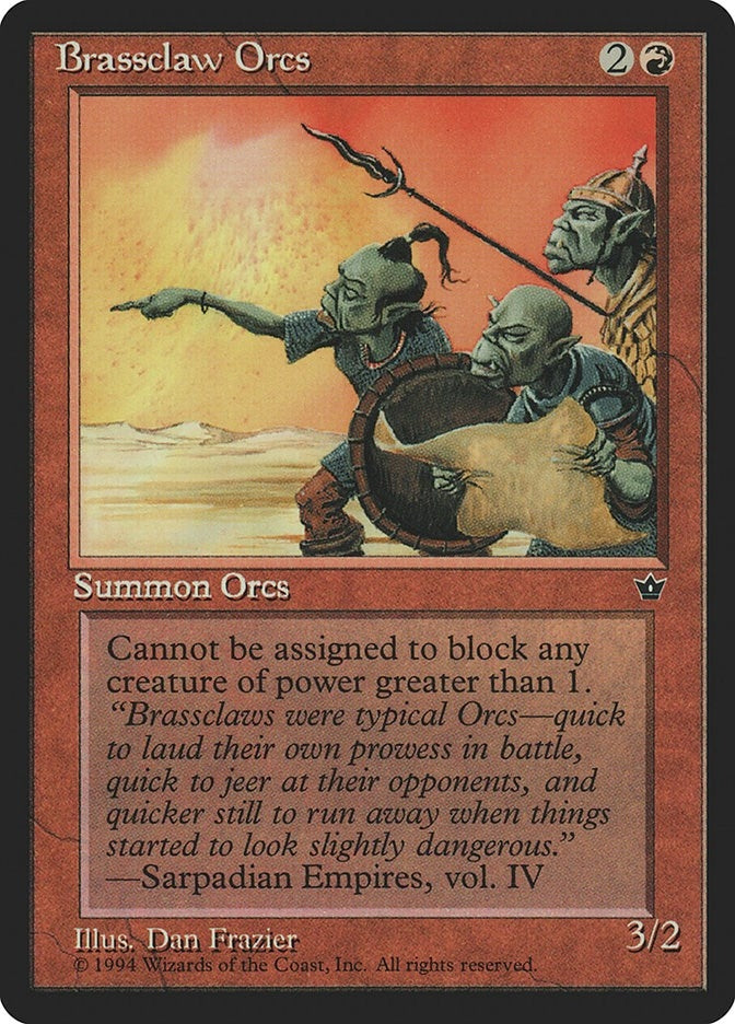 Image for Brassclaw Orcs (Frazier) - Magic: The Gathering
