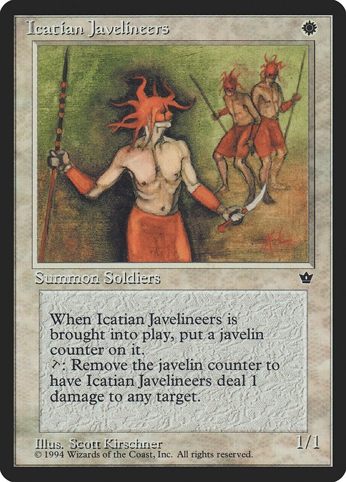 Image for Icatian Javelineers (Kirschner) - Magic: The Gathering