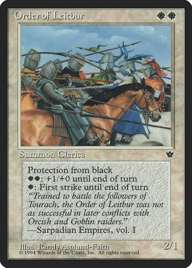 Image for Order of Leitbur (Asplund-Faith) - Magic: The Gathering