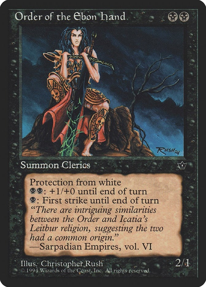 Image for Order of the Ebon Hand (Rush) - Magic: The Gathering