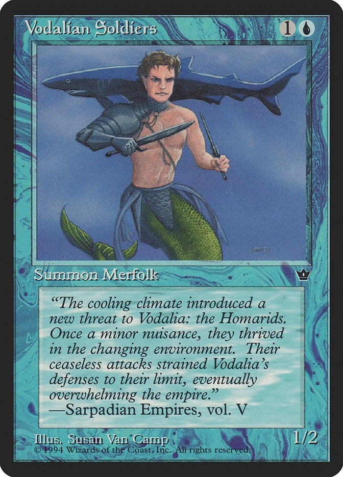 Image for Vodalian Soldiers (Van Camp) - Magic: The Gathering