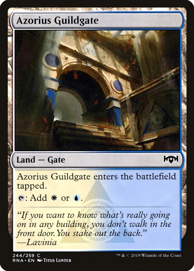 Image for Azorius Guildgate (244) (244) (RNA) - Magic: The Gathering