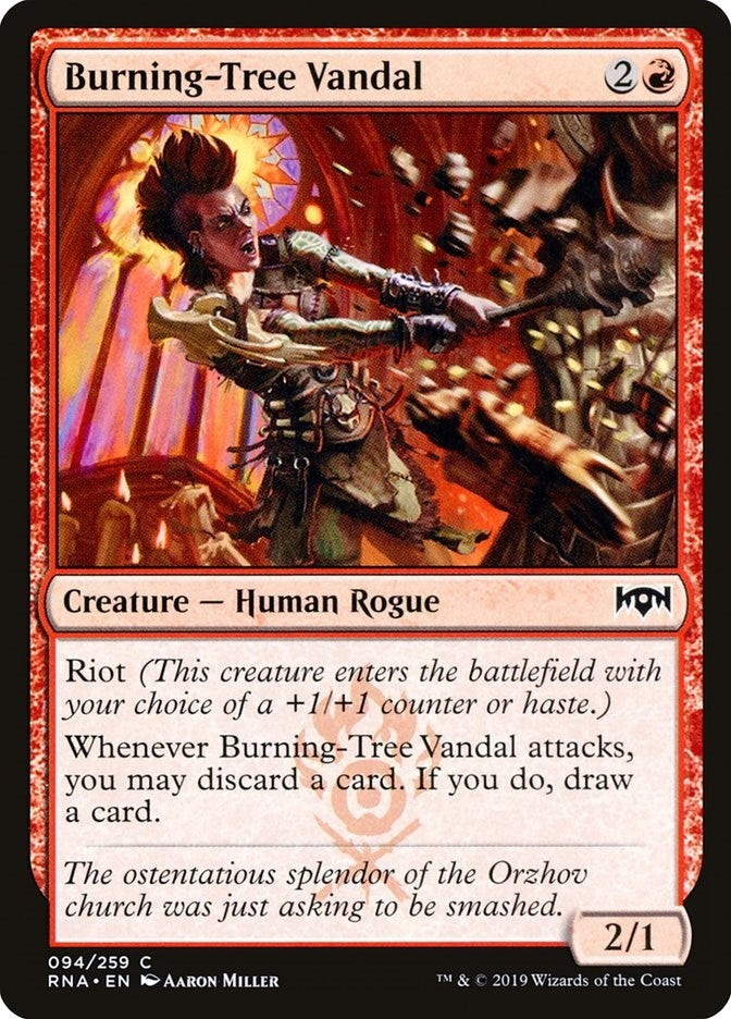 Image for Burning-Tree Vandal (94) - Magic: The Gathering