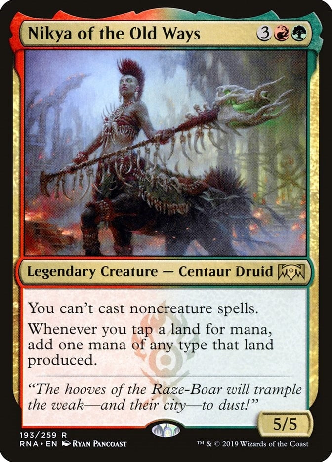 Image for Nikya of the Old Ways (193) - Magic: The Gathering