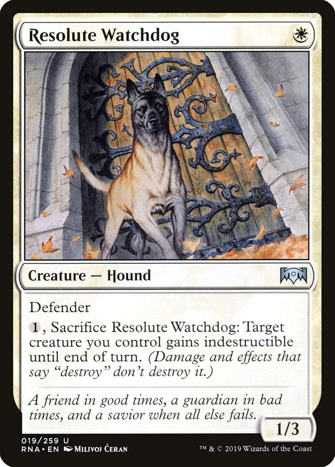 Image for Resolute Watchdog (19) - Magic: The Gathering