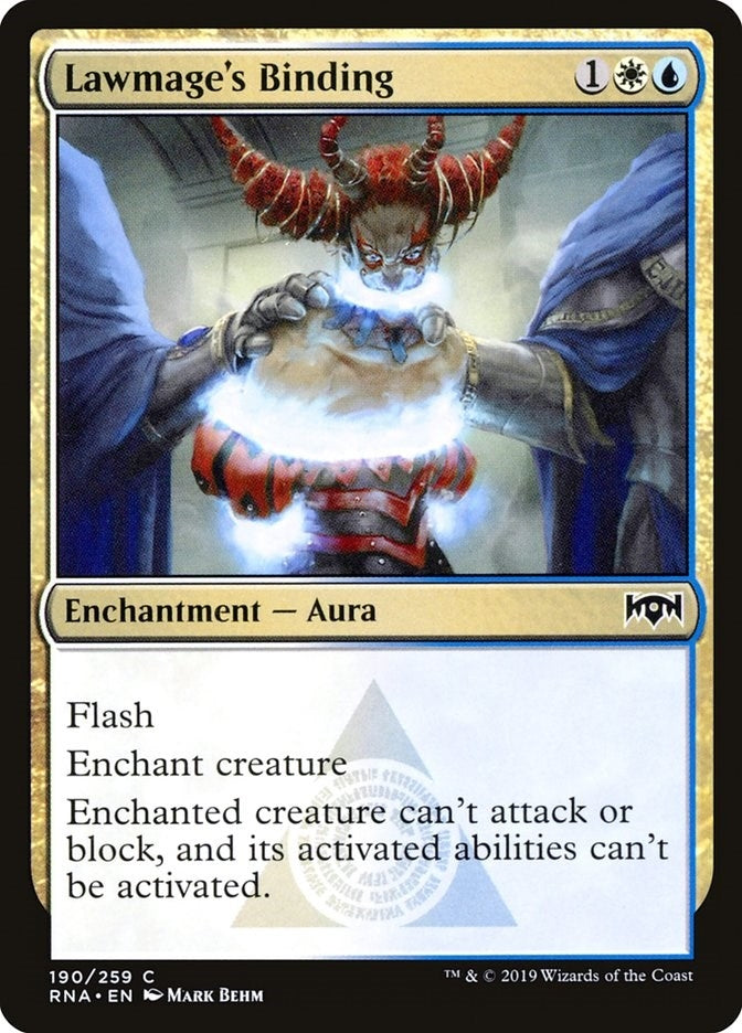 Image for Lawmage's Binding (190) (RNA) - Magic: The Gathering