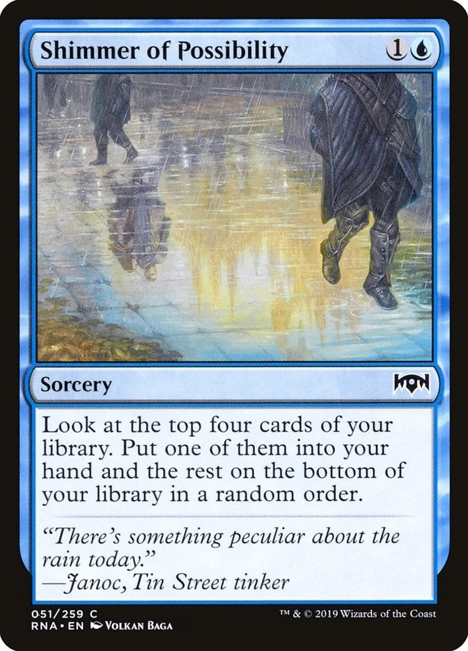 Image for Shimmer of Possibility (51) (RNA) - Magic: The Gathering