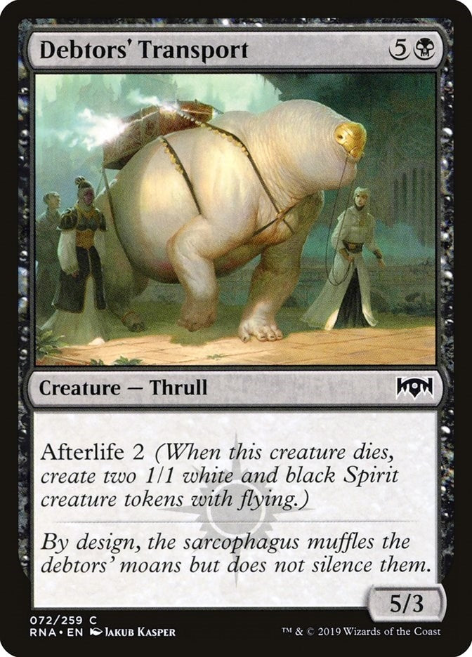 Image for Debtors' Transport (72) - Magic: The Gathering
