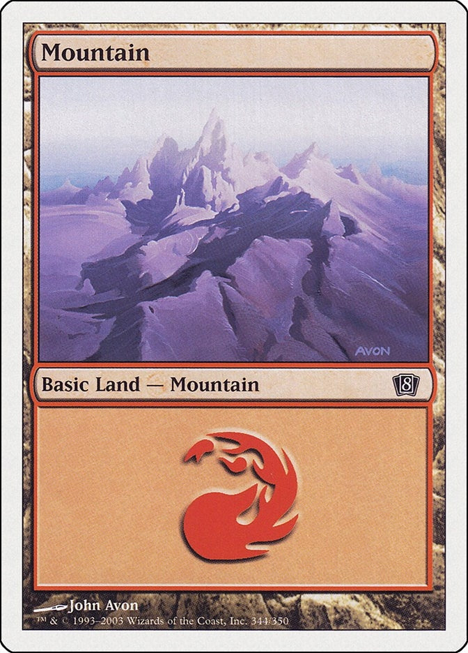 Image for Mountain (344) (344) (8ED) - Magic: The Gathering