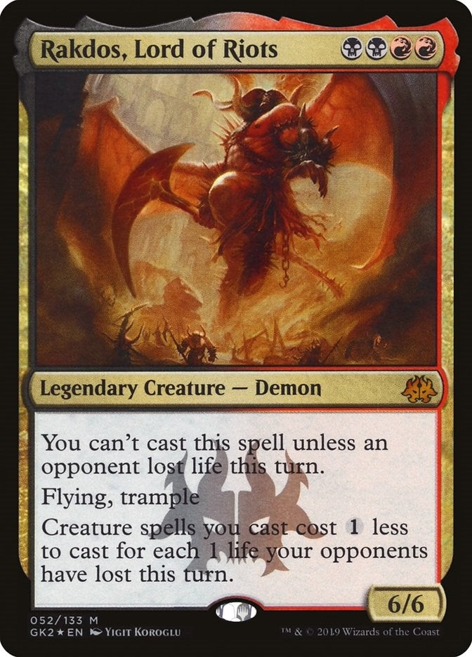 Image for Rakdos, Lord of Riots (52) - Magic: The Gathering