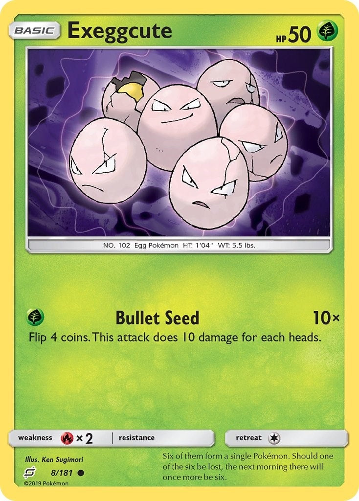 Image for Exeggcute (8/181) (SM9) - Pokemon