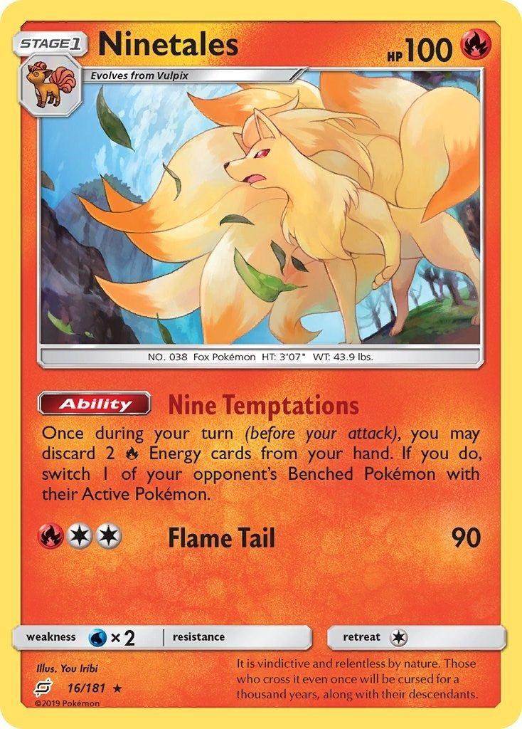 Image for Ninetales (16/181) (SM9) - Pokemon