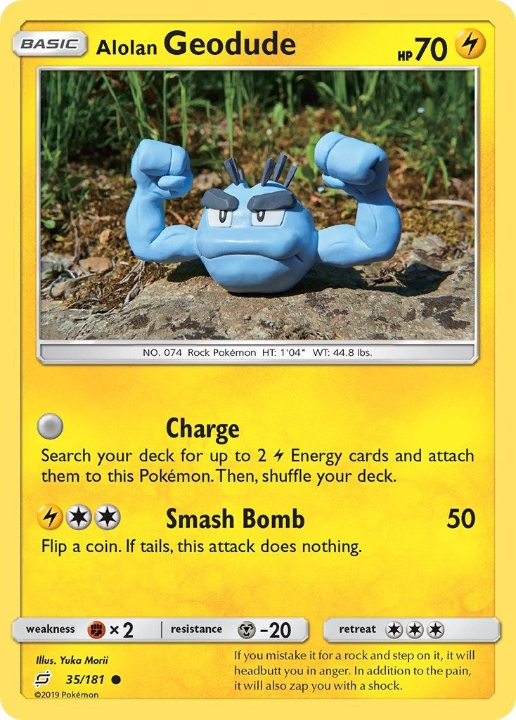 Image for Alolan Geodude (35) (35/181) (SM9) - Pokemon