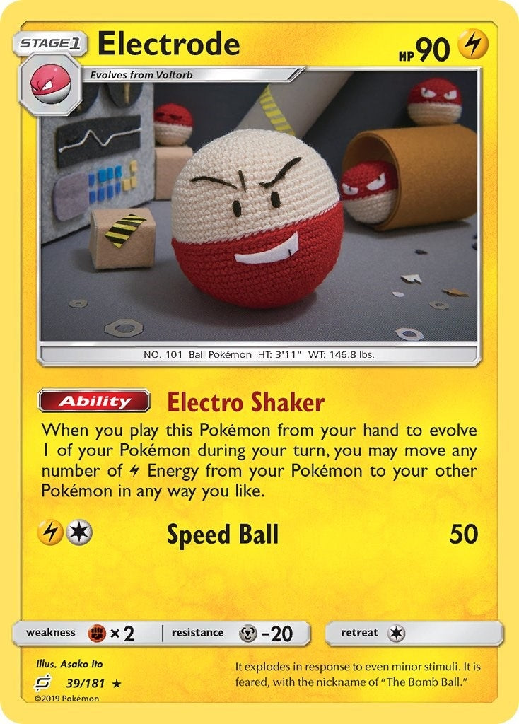 Image for Electrode (39/181) (SM9) - Pokemon