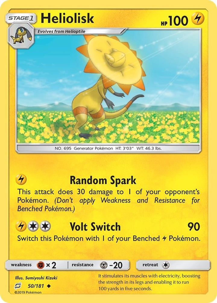 Image for Heliolisk (50/181) (SM9) - Pokemon