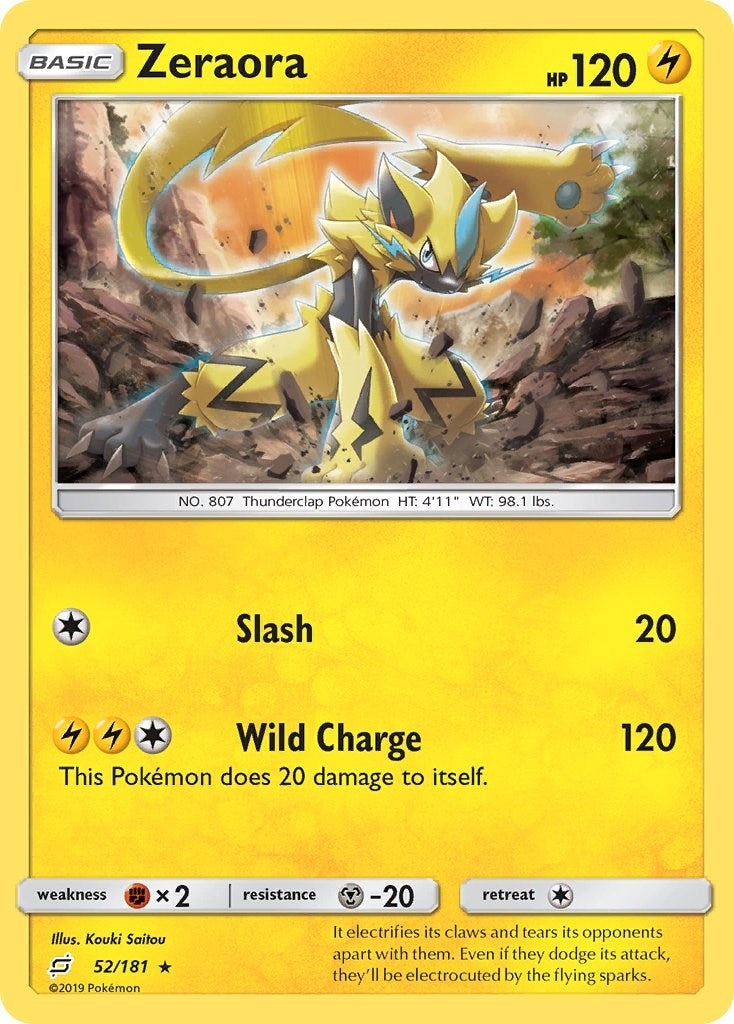 Image for Zeraora (52/181) (SM9) - Pokemon