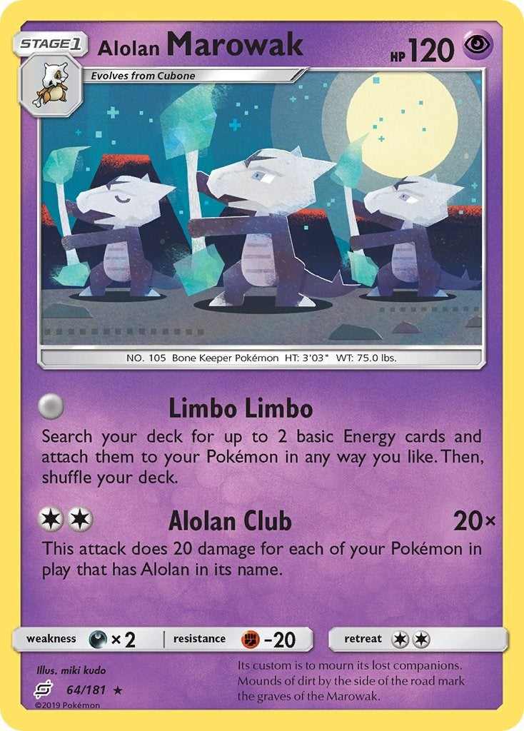 Image for Alolan Marowak (64/181) (SM9) - Pokemon