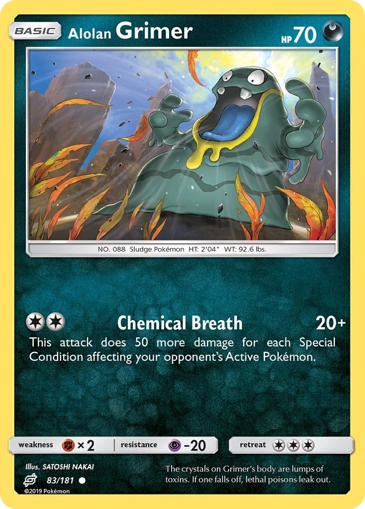 Image for Alolan Grimer (83/181) (SM9) - Pokemon