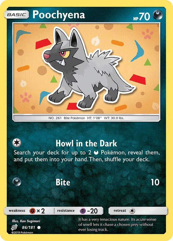 Image for Poochyena (86/181) (SM9) - Pokemon