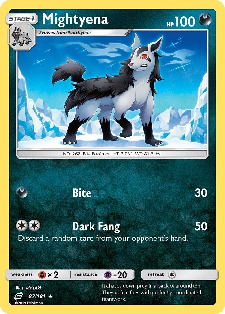 Image for Mightyena (87/181) (SM9) - Pokemon