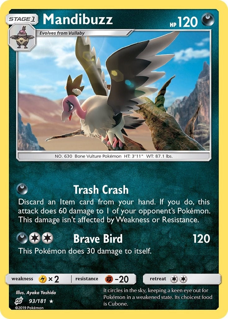 Image for Mandibuzz (93/181) (SM9) - Pokemon