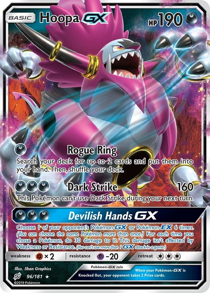 Image for Hoopa GX (96/181) (SM9) - Pokemon