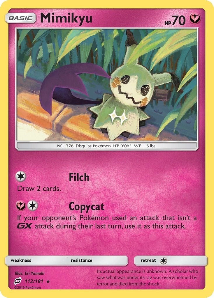 Image for Mimikyu (112/181) (SM9) - Pokemon