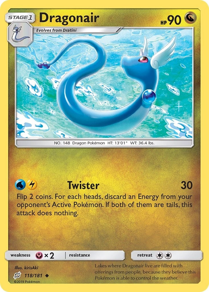 Image for Dragonair (118/181) (SM9) - Pokemon