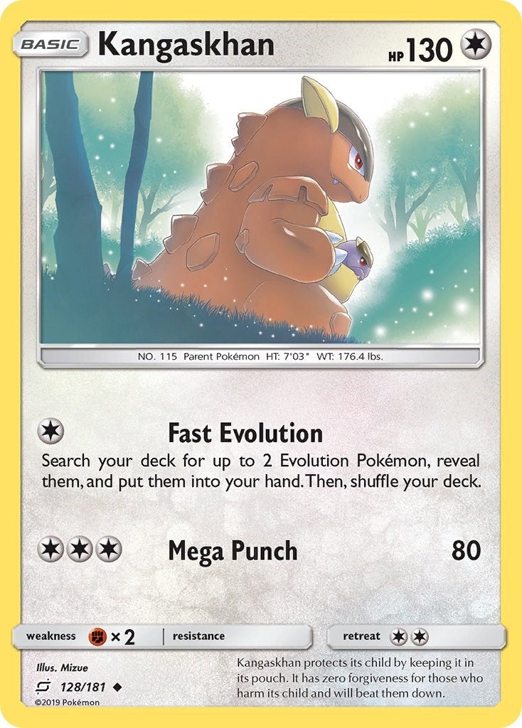 Image for Kangaskhan (128/181) (SM9) - Pokemon