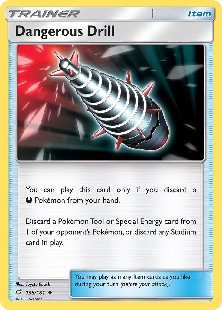 Image for Dangerous Drill (138/181) (SM9) - Pokemon