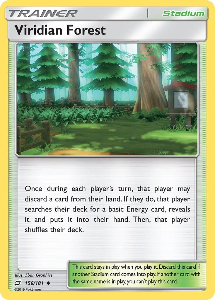 Image for Viridian Forest (156/181) (SM9) - Pokemon