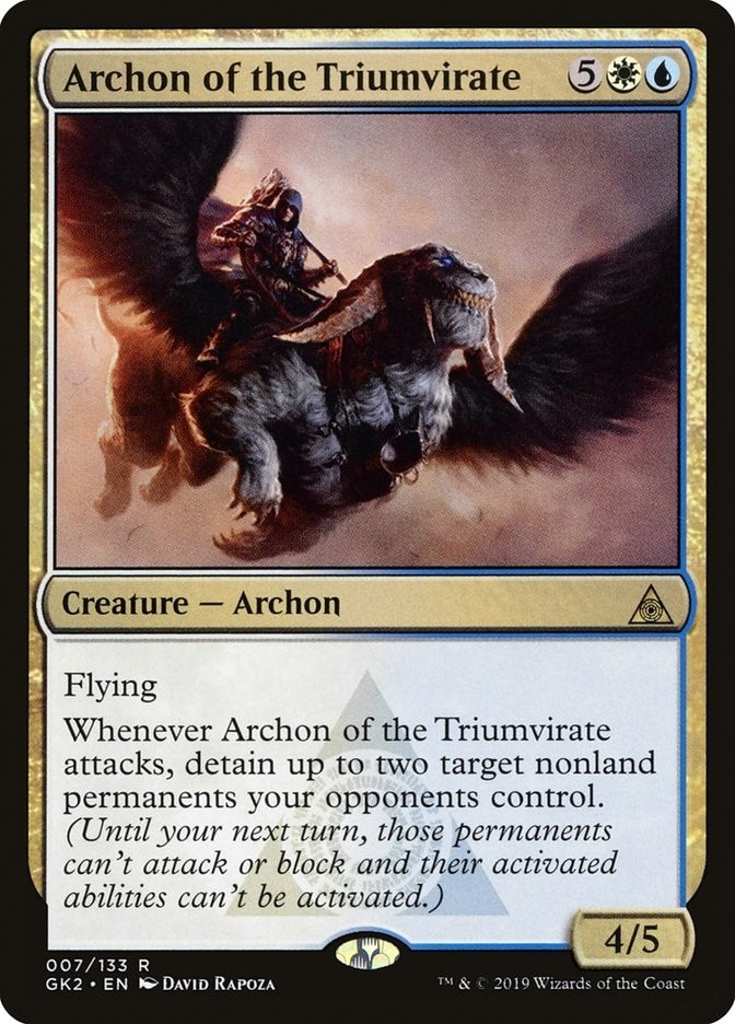 Image for Archon of the Triumvirate (7) (GK2) - Magic: The Gathering
