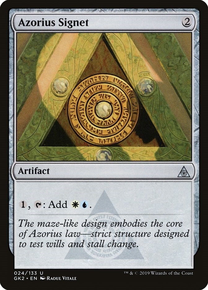 Image for Azorius Signet (24) - Magic: The Gathering
