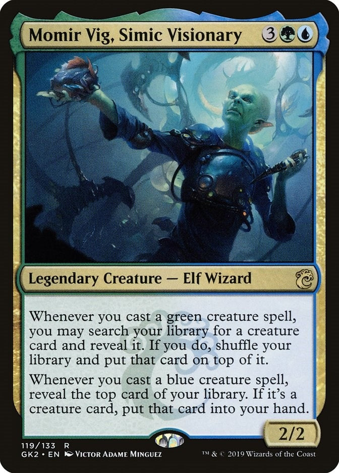 Image for Momir Vig, Simic Visionary (119) - Magic: The Gathering