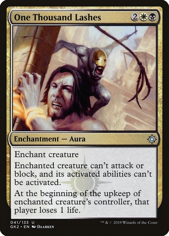 Image for One Thousand Lashes (41) (GK2) - Magic: The Gathering