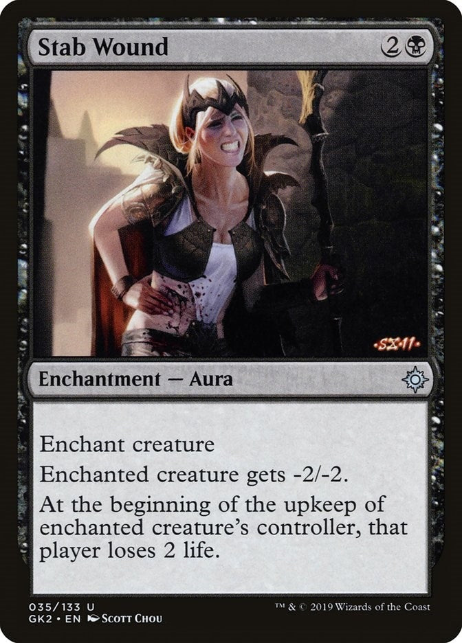 Image for Stab Wound (35) - Magic: The Gathering