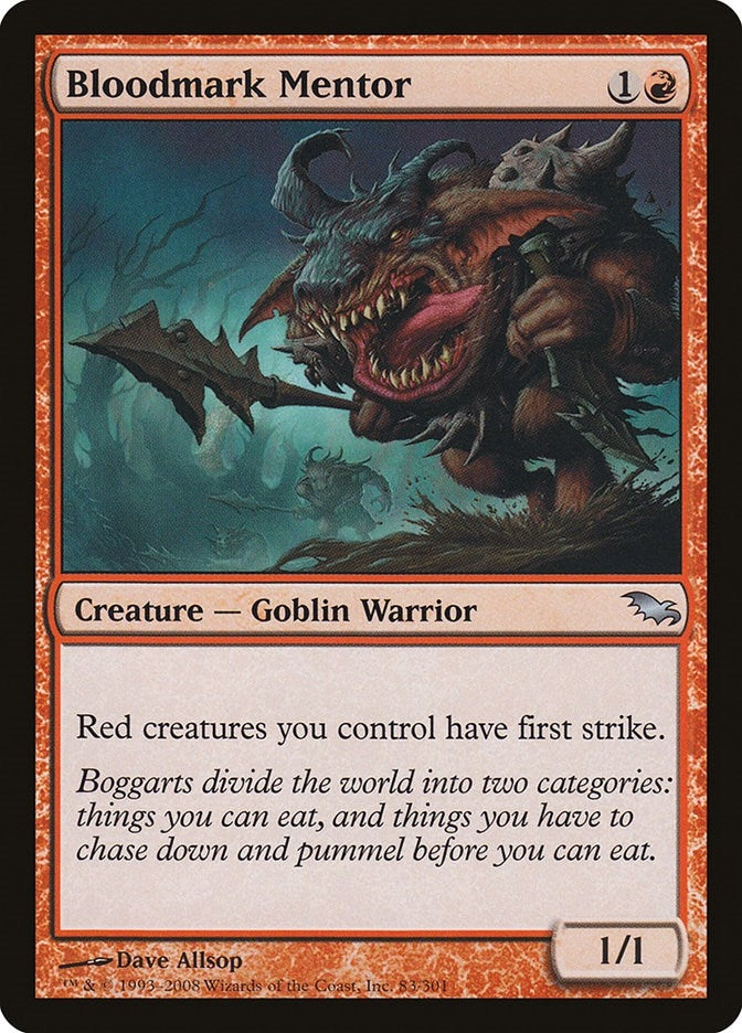 Image for Bloodmark Mentor (83) - Magic: The Gathering