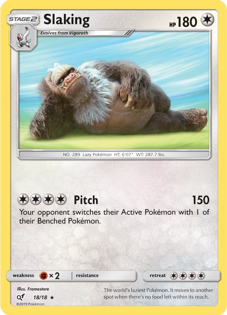 Image for Slaking (18/18) (DEP) - Pokemon