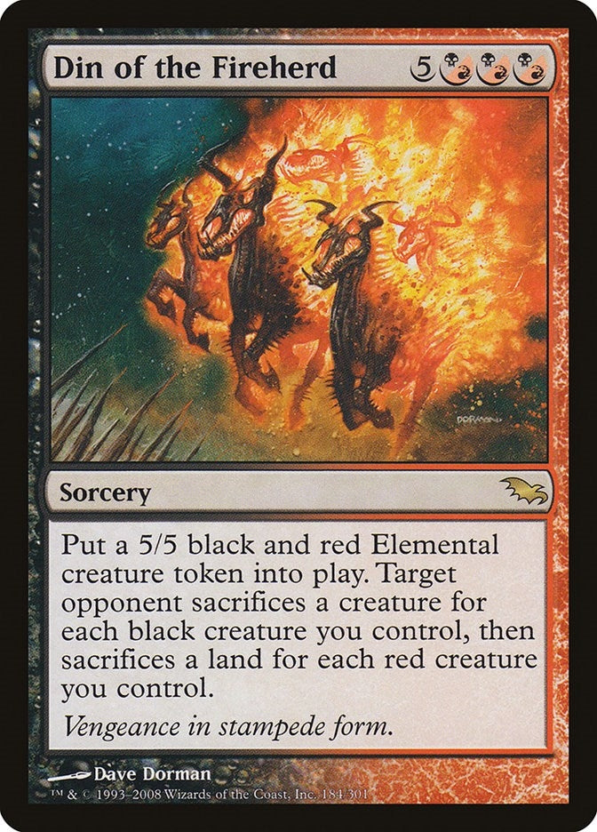 Image for Din of the Fireherd (184) - Magic: The Gathering
