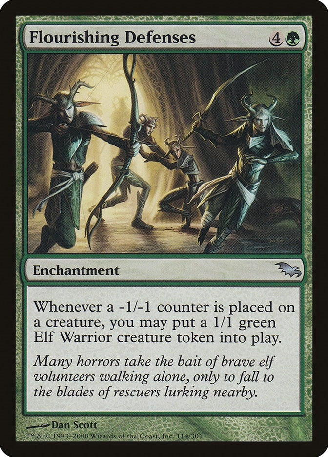 Image for Flourishing Defenses (114) - Magic: The Gathering