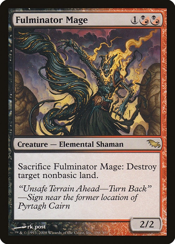 Image for Fulminator Mage (188) - Magic: The Gathering