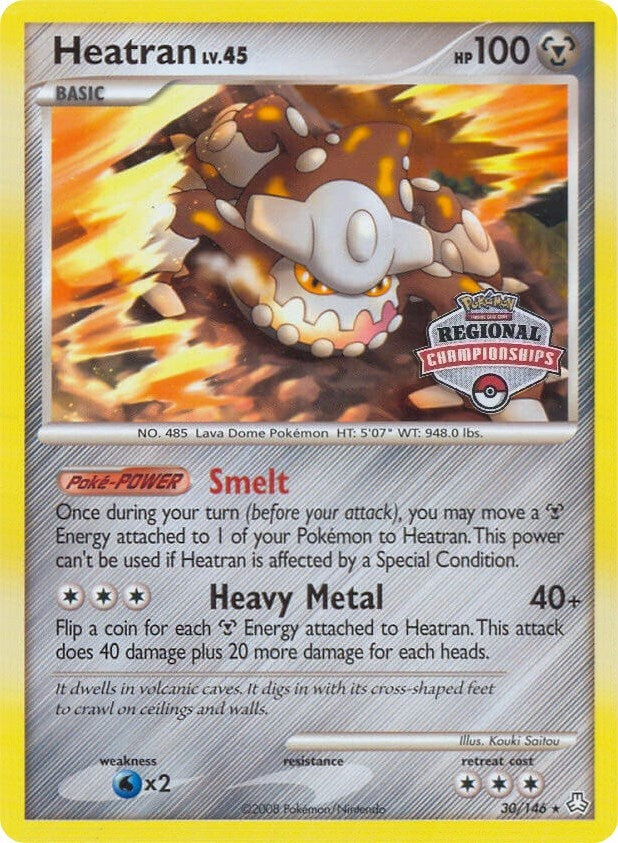 Image for Heatran - 30/146 (Regional Championships) (030/146) (PR) - Pokemon