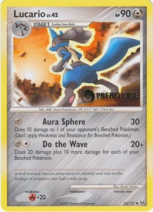 Image for Lucario - 53/127 (Prerelease) (53/127) (PR) - Pokemon