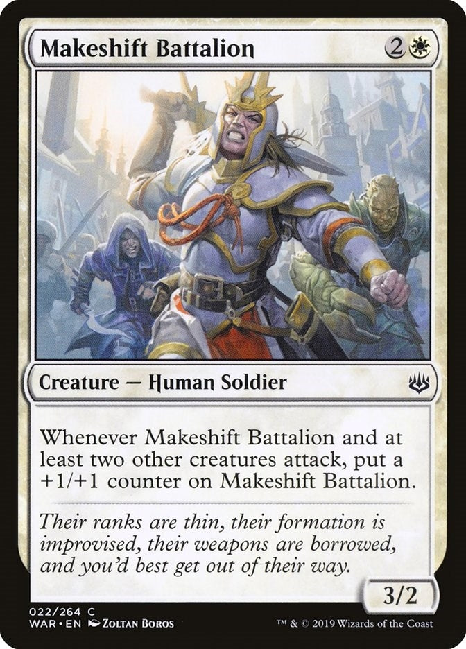 Image for Makeshift Battalion (22) - Magic: The Gathering