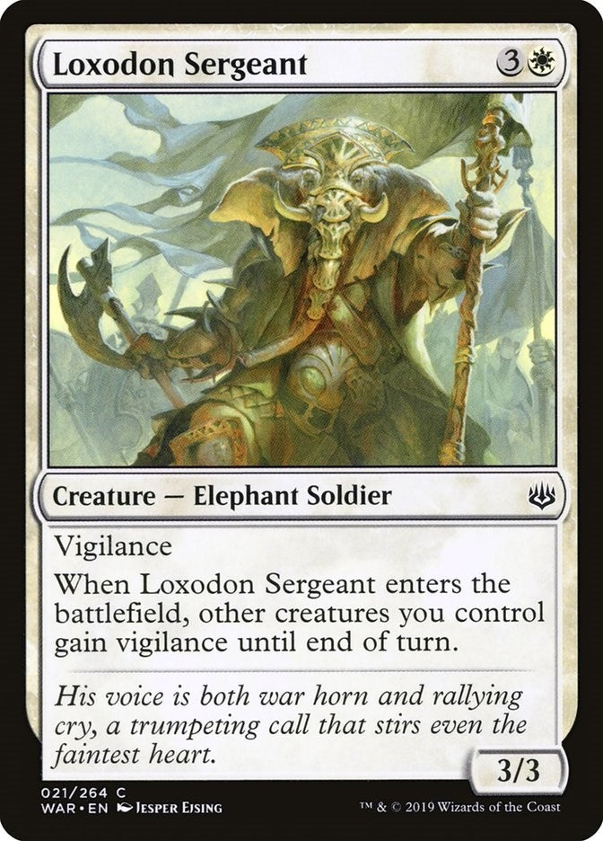 Image for Loxodon Sergeant (21) - Magic: The Gathering